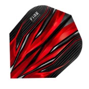  Plumas Harrows Darts Flights Fire Rojo  - 3