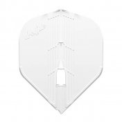 Plumas para Dardos Champagne L-Style Shape Jonny v. 1 Blanco/Negro