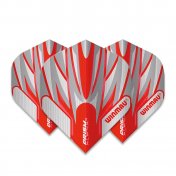  Plumas Winmau Darts Prism Alpha Fire Red Silver  - 2