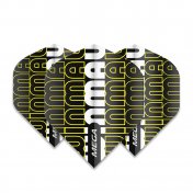  Plumas Winmau Darts Mega Logo Yellow  - 2