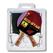 Pack 2 Pala Ping Pong + 3 Bolas + Red Bandito Sport Eco-Star - 1