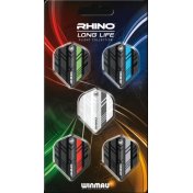  Plumas Winmau Darts Rhino Long Life Flight Collection  - 1