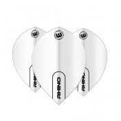 Pluma Winmau Darts Rhino Oval Blanco - 2