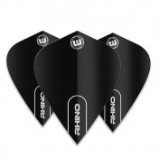Pluma Winmau Darts Rhino Kite Negro - 2