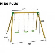 Columpio Triple Masgames Kibo Plus - 2