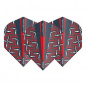  Plumas Flights Red Dragon Hardcore Radikal Red Rope   - 2