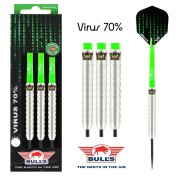  Dardos Bulls Darts Virus 70% 22gr  - 2