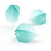  Plumas Flights Darts Cuesoul Tero AK4 Standard Gradation Jade  - 1