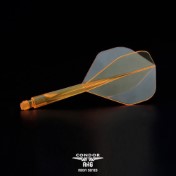 Plumas Condor Axe Standard Neon Naranja S 21.5mm 3 Uds.  - 3