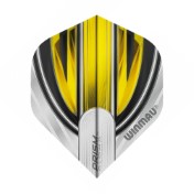 Pluma Winmau Prism Alpha Standard Blanco y Amarillo - 2