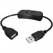 Cable de extensión USB macho a hembra con interruptor basculante 303 - 1