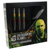  Dardos Cosmo Darts Discovery Label Darius Labanauskas Steel 90% 23.5gr  - 4