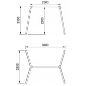 Columpio doble madera cuadrada MASGAMES KARAI DELUXE ADULTOS asientos con cuerda - 3