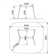 Columpio doble madera cuadrada MASGAMES KARAI DELUXE ADULTOS asientos con cuerda - 4