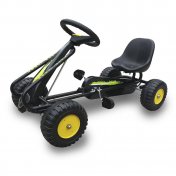 Coche a pedales Go Kart Negro