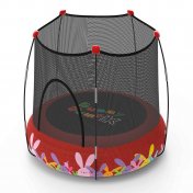 Trampolín Kohala 2 en 1 Parque de Juegos y Cama Elástica Rojo - 2