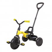 Triciclo a pedales plegable Ant Plus Amarillo con barra de empuje de Qplay - 1