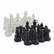 Piezas de ajedrez gigante de jardín