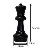Pieza de ajedrez gigante dama - 2
