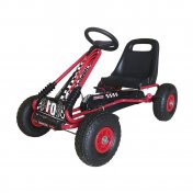 Coche a pedales Go Kart para niños Rojo