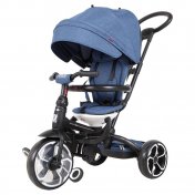 Triciclo a pedales Evolutivo Qplay Prime Azul - 1