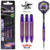  Dardos Bulls Darts Dirk van Duijvenbode Aubergenius Brass Steel 21gr  - 2