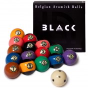 Juego de bolas americano Aramith Tournament Pro Cup TV Black 57,2mm