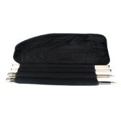 Funda para taco de billar Classic Passion negro y azul 2P 2F 83cm - 3