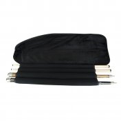 Funda para taco de billar Classic Passion negro y verde 2P 2F 83cm - 2
