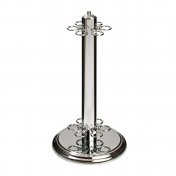 Taquera Metalica Plateada 6 tacos 2 piezas - 1