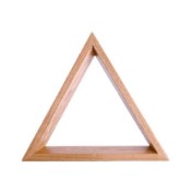 Triángulo DKH1 de madera maciza para bolas de 57,2 mm - 2