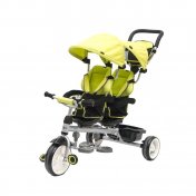 Triciclo Gemelar Qplay Verde