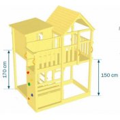 Parque infantil Masgames Palazzo XL con Columpio Doble - 5