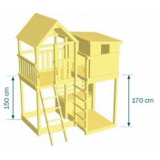 Parque infantil Masgames Palazzo XL con Columpio Doble - 6