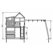 Parque infantil Masgames Palazzo XL con Columpio Doble - 9