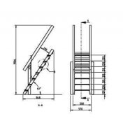 Escalera Steps L 1,2 metros para parque infantil Masgames - 3