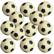 Bola futbolin Balon Resina Color Blanco Brillo 33g 33mm 12 unidades