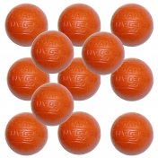 Bola futbolin plastico Naranja Flashball 33mm 17.5gr 12 unidades