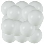 Bola Futbolin Polietileno Blanco 16gr 33mm 15 unidades - 1
