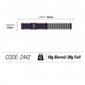 Dardos Winmau Jeff Smith 20gr 90%  - 4