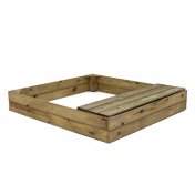 Arenero rectangular Kassi de 1,20 x 1,50 mts con Cajón Banco - 1
