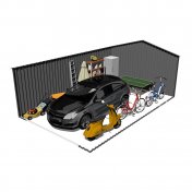 Garage Metálico Gardiun Essex Gris 20 m2 - 3
