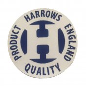 Parche Harrows Darts Sew-On Badge Round - 1