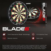 Diana Winmau Blade 6 Dartboard - 6