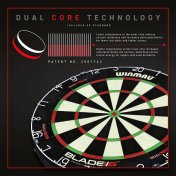 Diana Winmau Blade 6 Dual Core Dartboard - 3