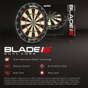 Diana Winmau Blade 6 Dual Core Dartboard - 7