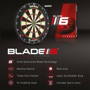 Diana Winmau Blade 6 Triple Core Dartboard - 7