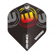 Plumas Winmau Darts Rhino Black Grey  Orange Standard - 1