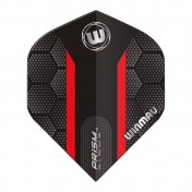 Plumas Winmau Darts Prism Alpha Black  Red Hexagon Standard - 1