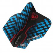 Plumas Winmau Darts Prism Zeta Black, Blue Red Standard - 2